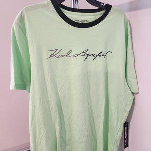Karl Lagerfeld Lime Green T-shirt